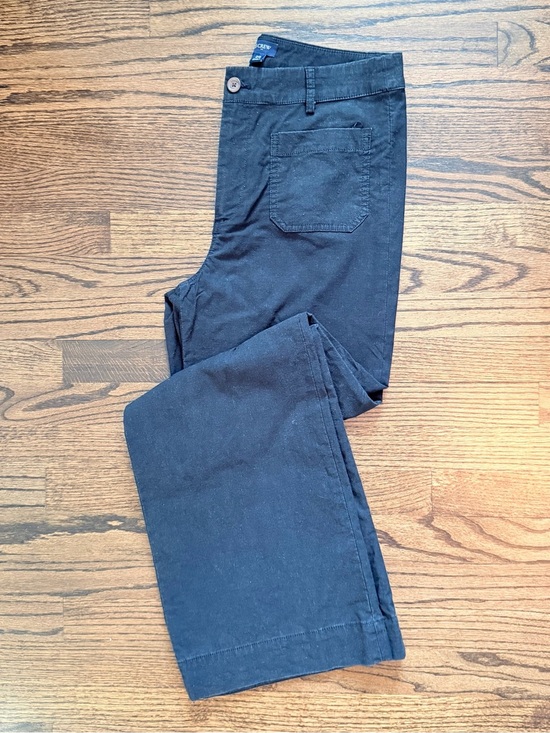 J. Crew Factory Pants - J. Crew Factory Women's Black Lizzie wide-leg pant - size 29